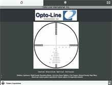 Tablet Screenshot of opto-line.com